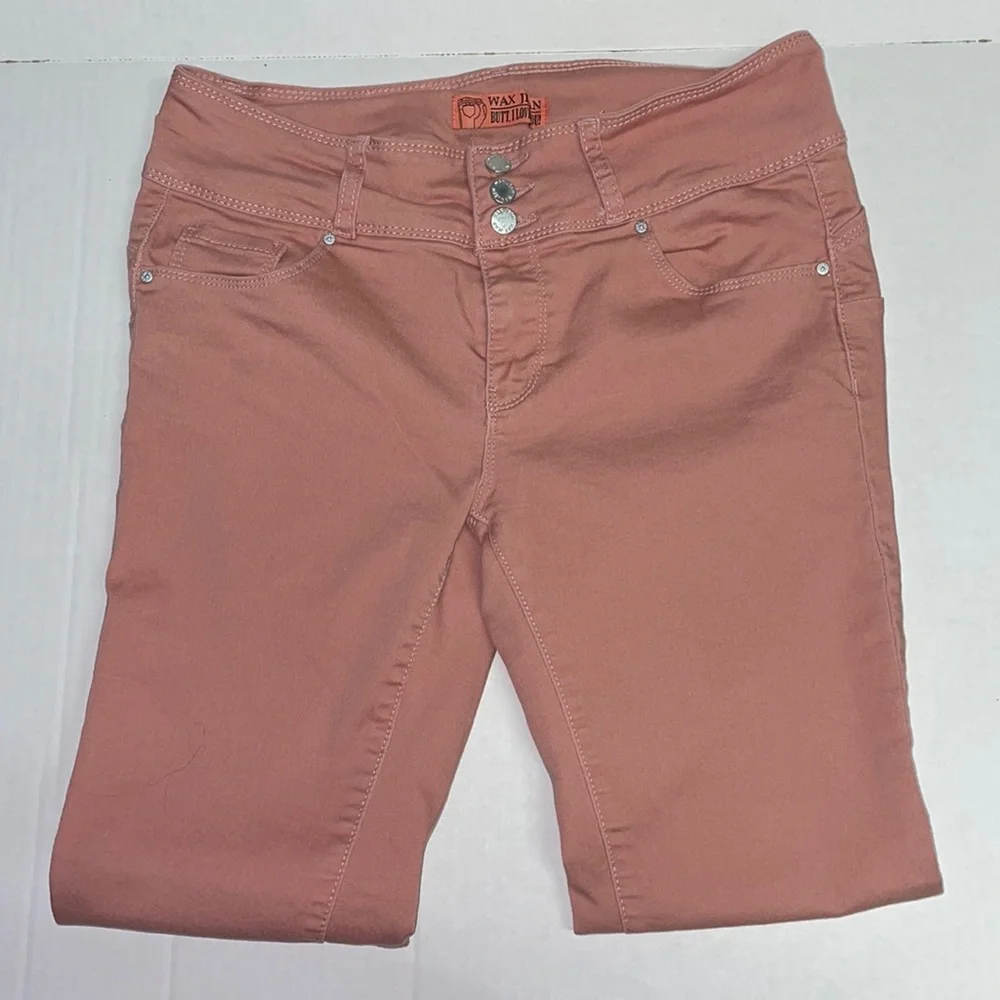 Wax Jean Baby Pink Skinny Jeans - Size 11 - Picture 2 of 8
